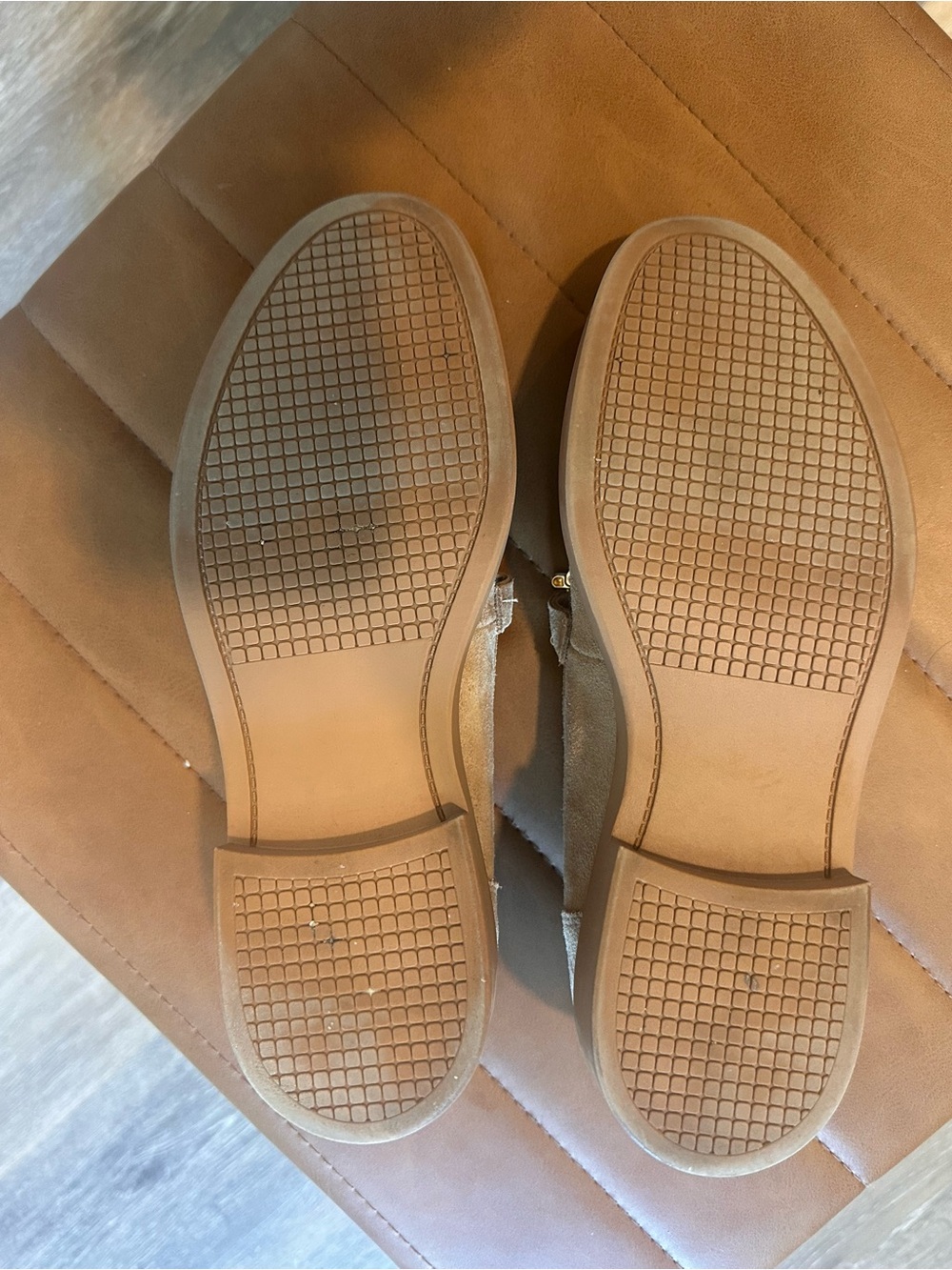 Steve Madden Tan Suede Karmine Loafers - Picture 7 of 7